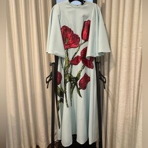 Costarellos Emlynn Sequined‎ Crepe Midi Dress - Size 36 - NWT